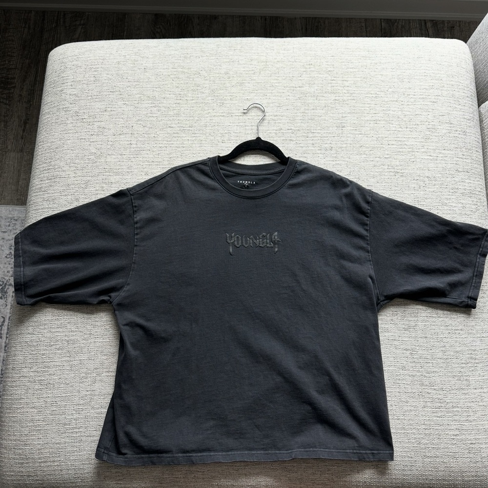 YoungLA Men's Charcoal Tee